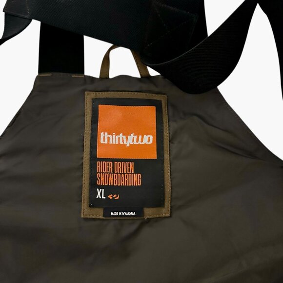 ThirtyTwo Basement Snowboard Bib XL 15K Waterproof Dura-Stretch REPEL Ski Pant - Picture 8 of 14